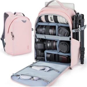 Camera Backpack, DSLR SLR Camera Bag Backpack Fits 15.6 Inch Laptop,Anti-Theft